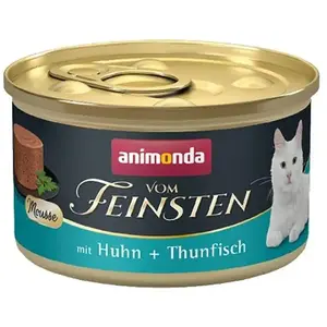 Animonda Vom Feinsten Mousse Hühnchen Und Thunfisch Nassfutter Für Katzen 85g