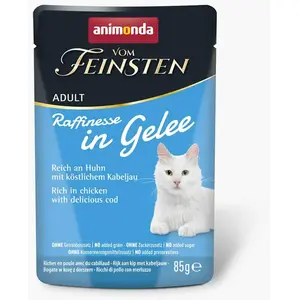 Animonda Vom Feinsten Adult Raffinesse In Gelee Reich An Huhn Mit Kabe...