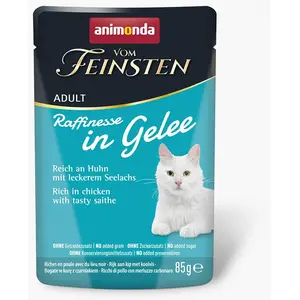 Animonda Vom Feinsten Adult Raffinesse In Jelly Reich An Huhn Mit Seel...