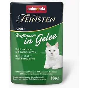 Animonda Vom Feinsten Adult Raffinesse In Gelee Reich An Huhn Mit Wild...