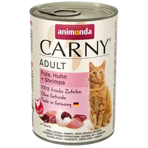 Animonda Carny Nassfutter Für Ausgewachsene Katzen Mit Hühnchen Pute U...