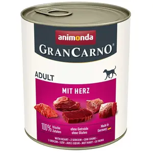 Animonda Grancarno Adult Mit Herzen Nassfutter Für Hunde 800g