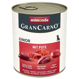 Animonda Grancarno Junior Turkey Nassfutter Für Hunde 800g