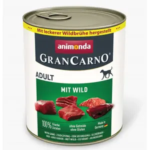 Animonda Grancarno Adult Game Nassfutter Für Hunde 400g