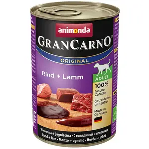 Animonda Gran Carno Original Rind-und Lammfleisch Nassfutter Für Ausge...