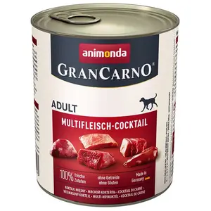 Animonda Grancarno Multi Meat Cocktail Rindfleisch Huhn Wildgeflügelhe...
