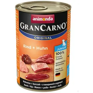 Animonda Gran Carno Original Nassfutter Für Hunde Junior Mit Rind Und ...
