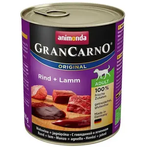 Animonda Grancarno Original Adult Rindfleisch Mit Lamm Nassfutter Für ...