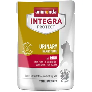 Animonda Integra Protect Urinary Struvite Nassfutter Mit Rind Für Katz...