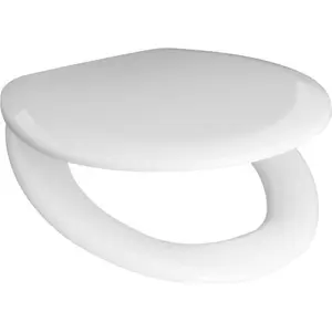 Jika Toilettensitz Zeta aus Termoplast, Weiß, 40 cm x 37 cm x 4 cm (L x B x H) günstig