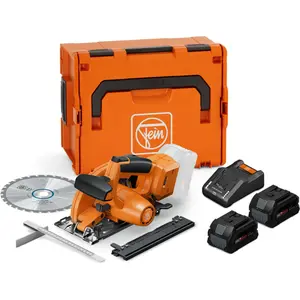 Fein Kompakte Akku-Handkreissäge für Metall F-IRON Cut 57 AS Set 2 x 8...