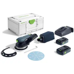 Festool, Schleifmaschine + Poliermaschine, Akku-Exzenterschleifer ETSC 2 (Exzenterschleifer)