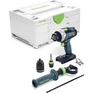 Festool QUADRIVE TDC 18/4 I-Basic, Handbohrmaschine, Ohne Schlüssel, S...