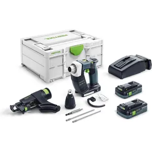 Festool, Bohrmaschine + Akkuschrauber, Akku-Bauschrauber DWC 18-4500 HPC 4,0 I-Plus (Trockenbauschrauber)