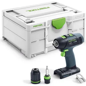 Festool Akku-Bohrschrauber T 18+3-Basic, Elektrischer Schraubendreher,...