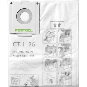 Festool, Industriestaubsauger Zubehör, Sicherheitsfiltersack FIS-CTH 2... günstig