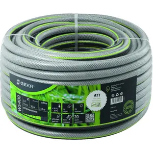 GEKA plus Wasserschlauch WS400, 3/4Â Âoe, 50 m, 5-lagig, Gartenschlauch, 13.0215.9