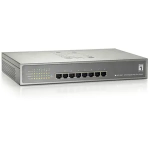 LevelOne GEP-0821, Gigabit Ethernet (10/100/1000), Vollduplex, Power o...