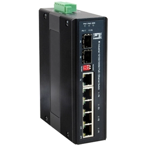 LevelOne Level One Industrial 4 Ports 10/100/1000 Poe + 1 Sfp + 1 Combo Switch