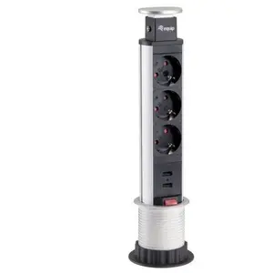 Equip Popup Für Tisch Mehrfachsteckdose 3 Ports günstig