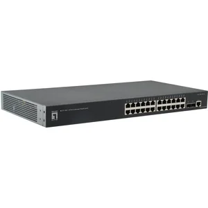 LevelOne GTL-2661, Managed, L2, Gigabit Ethernet (10/100/1000), Rack-E...