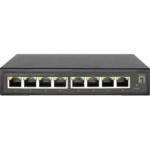 LevelOne Hilbert 8-Port Gigabit PoE Smart Lite Switch, 802.3at/af PoE,...