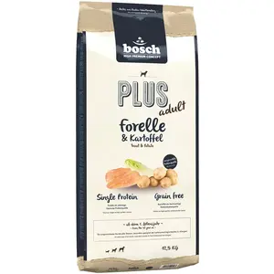 Bosch HPC Plus Adult Hundefutter trocken Forelle & Kartoffel, 12,5 kg