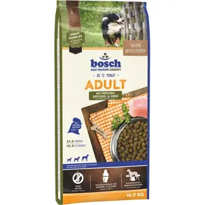 Bosch ADULT MIT FRISCHEM GEFLÜGEL & HIRSE, Adult, Hirse, Geflügel, 15 kg