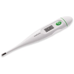 Medisana Digitales Thermometer TM 200: 20-Sekunden-Messung, flexible wasserfeste Spitze, Fieberalarm, inkl. Aufbewahrungsbox und Batterie. günstig