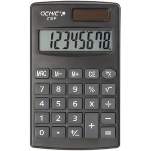 GENIE Taschenrechner 215 P schwarz