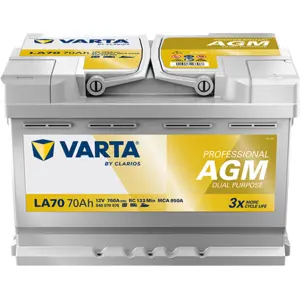 BVD VARTA Professional AGM LA70 Batterie 840070076K312, LA70, 12 V, 70... günstig
