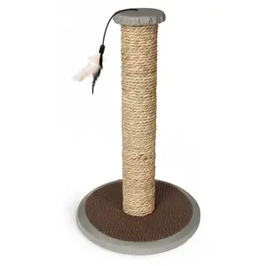 Karlie Rofra Kratzbaum - Seegras - Beige/Grau - 30x30x49 cm günstig