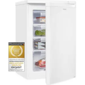 Exquisit Gefrierschrank GS80-040E weiss | Standgerät | 91 l Volumen | ... günstig