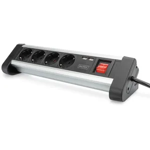 Digitus 4-fach Office-Steckdosenleiste mit 2x USB-Anschlüssen günstig