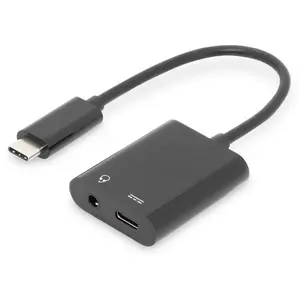 Digitus Ak-300400-002-s 3.5 Mm Usb-c Auf Jack Adapter