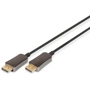 Digitus DisplayPort AOC Hybrid Glasfaserkabel Typ M/M 15m