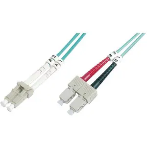 Digitus LWL Patchkabel, Duplex, LC zu SC MM OM4 50/125 µ, 1 m