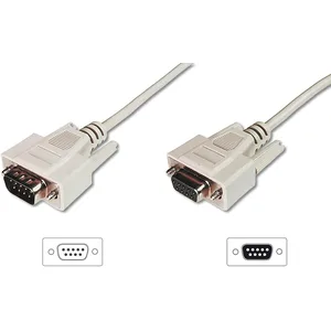 Digitus Datatransfer Verlängerungskabel, D-Sub9/St - D-Sub9/Bu