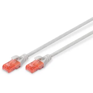 Digitus Patch-Kabel RJ-45 (M) zu RJ-45 (M) 7m Kupfer U/UTP Cat 6 grau ...