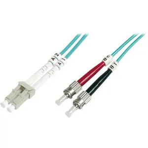 Digitus LWL Patchkabel, Duplex, LC > ST Stecker, Multimode OM3
