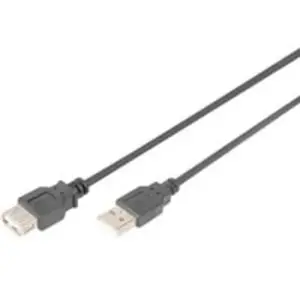 Digitus USB 2.0 Verlängerungskabel, USB-A Stecker > USB-A Buchse