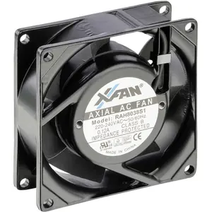 X-Fan Axiallüfter (80 mm, 1x), PC Lüfter, Schwarz