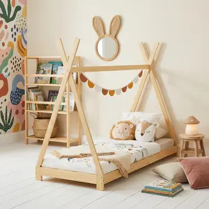 Idimex Tipi Bett ELIN aus massiver Kiefer in 90 x 190, Kinder Hausbett... günstig