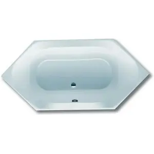 Hoesch, Badewanne, 6-Eck-Badewanne SPECTRA 1800x800x480mm we (157 l, 180 cm, 80 cm) günstig