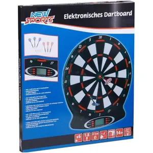 NEW SPORTS Elektronische Dartscheibe für Arcade & Tischspiele - Mit 18... günstig