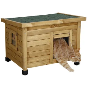 Kerbl Tierhaus Kerbl Katzenhaus Rustica 57x45x43 cm 81564 günstig