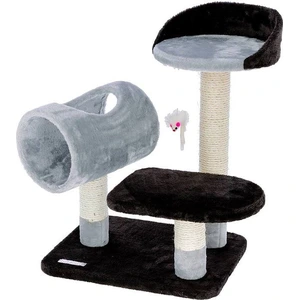 Kerbl Kratzbaum Moon inkl. Spielmaus 45x35x62 cm grau-schwarz günstig