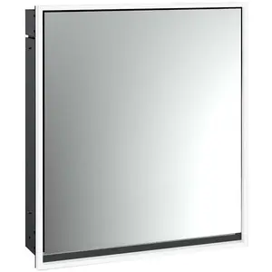 emco loft Lichtspiegelschrank, 600mm, Unterputzmodell, schwarz/spiegel... günstig
