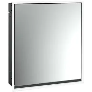 emco loft Lichtspiegelschrank, 600mm, Unterputzmodell, schwarz/spiegel... günstig