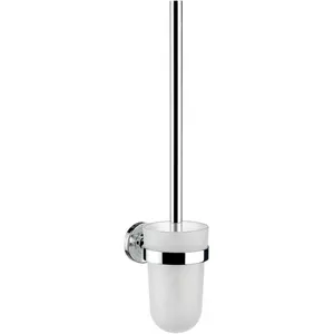 Emco, Toilettenbürste, WC-Bürstengarnitur Polo chrom/Klrsiallglas satiniert 071500100 günstig